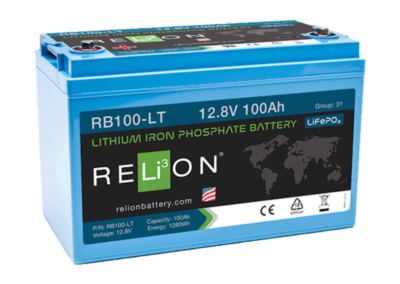 RB100-LT: Cold Weather Lithium Battery 12V 100Ah Lithium Deep Cycle Battery